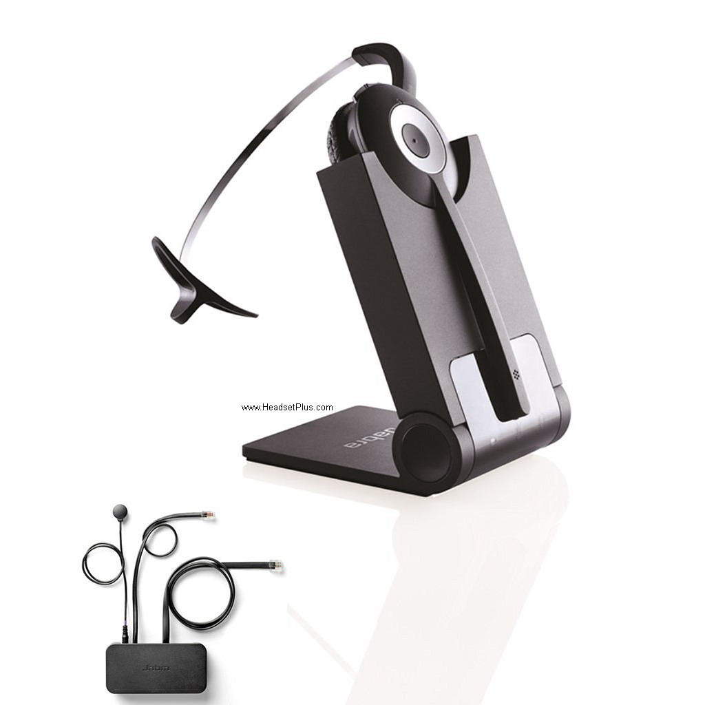 JABRA Pro 920 Avaya 1600 9600 Phone Wireless Headset EHS Bundle